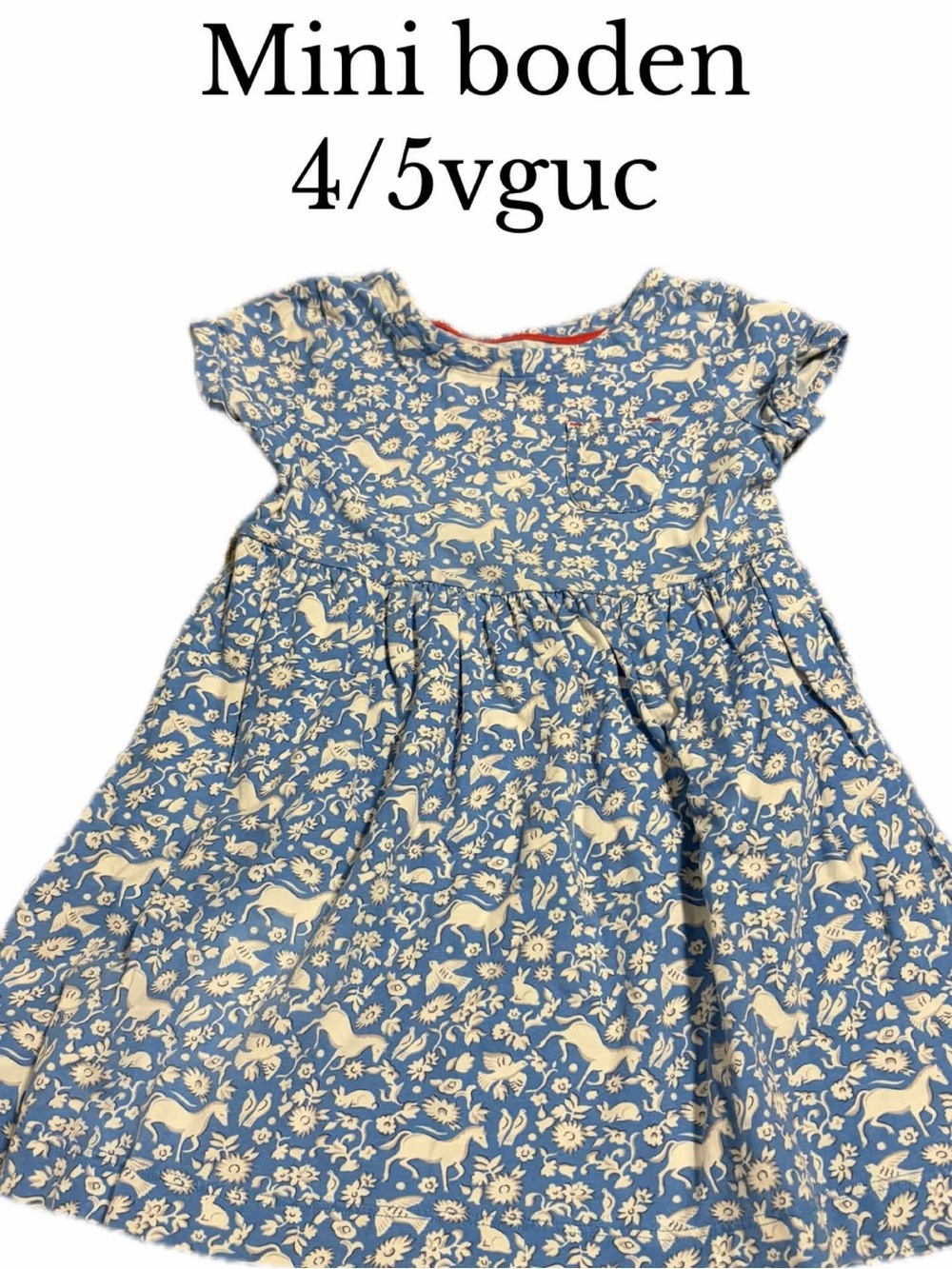 Mini boden unicorn dress